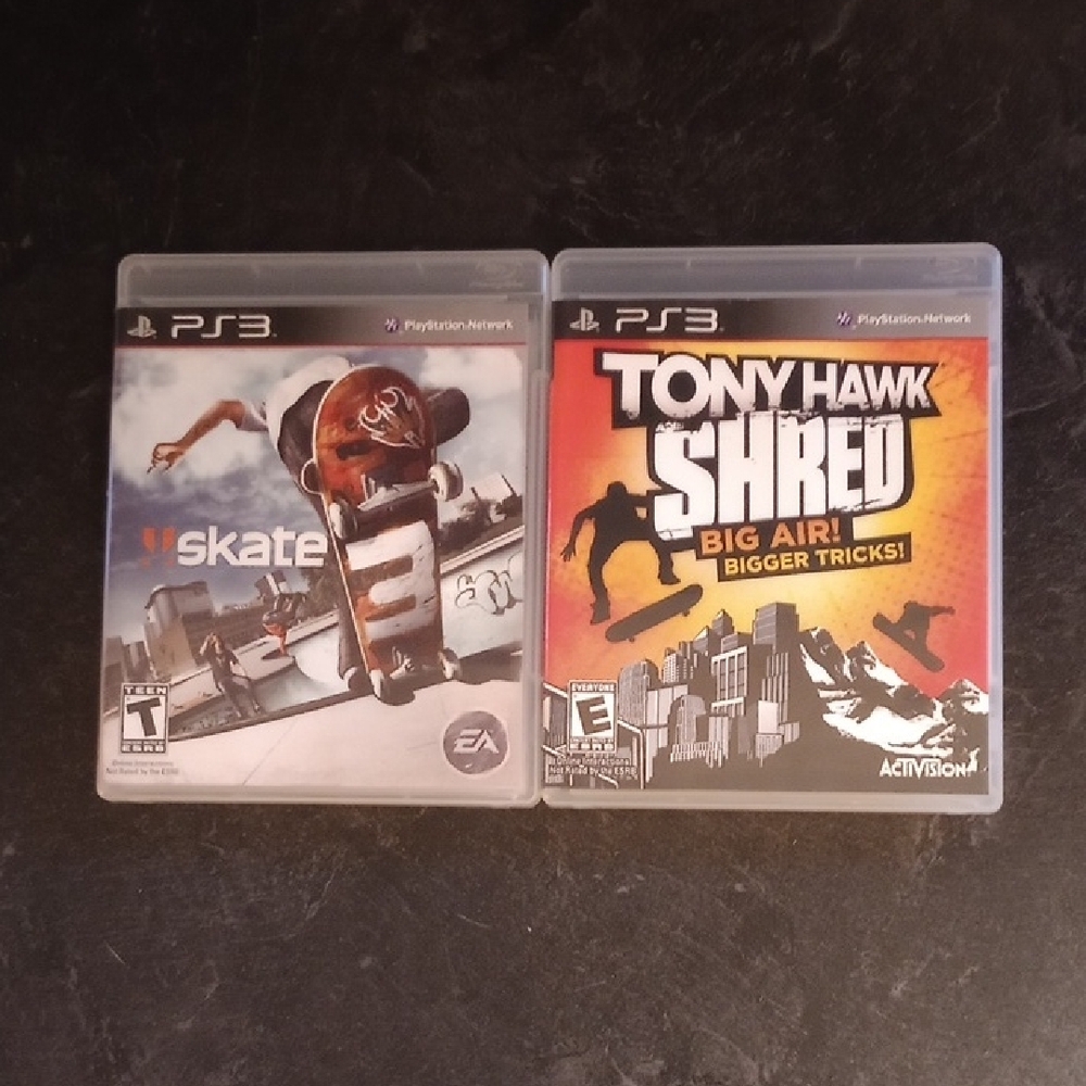 EA and Activision PS3 Video Games Bundle - Black Cases